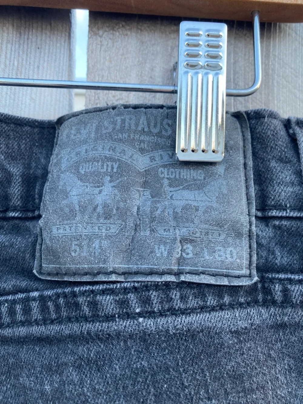Men's Levi’s 514 Classic Black Jeans